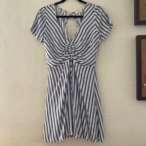 Blue & White striped summer dress